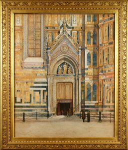 De zuidelijke deur van de Duomo, Florence, Italië