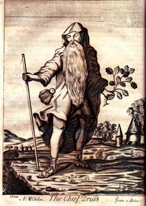 De opperdruïde uit Mona Antiqua Restaurata, 1723