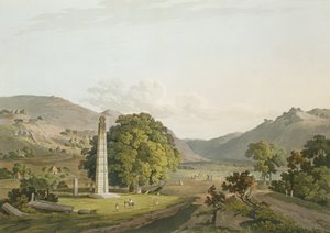 De Obelisk bij Axum, gegraveerd door Daniel Havell, 1809 door Henry Salt