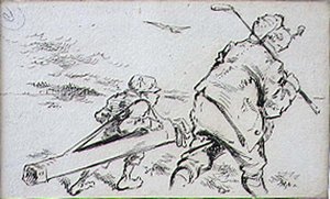 De Onhandige Golfer, illustratie uit 