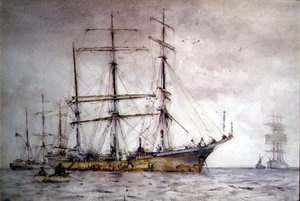 Scheepvaartscène