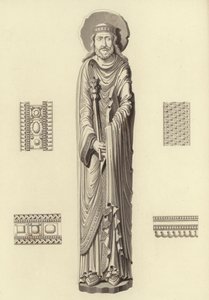 Clovis I, ca. 1100, van de Kerk van Notre Dame De Corbeil