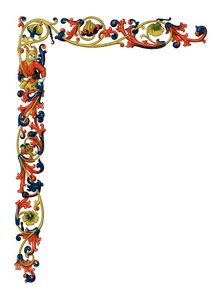 Decoratieve rand door Henry Shaw