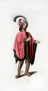 Mannenkleding, ca. 1480 door Henry Shaw