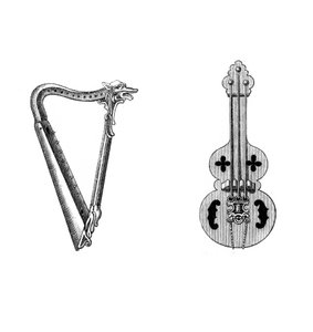 Muziekinstrumenten, 12e eeuw, 1843