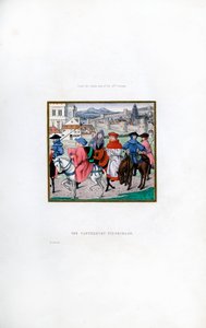 De Canterbury-pelgrimage, laat 15e eeuw, 1843