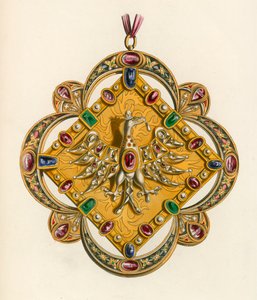 De omhelzing van keizer Karel V, ca. 1530 door Henry Shaw