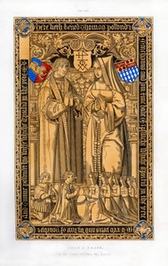 Thomas Pownder, koopman en baljuw van Ipswich, 1525, 1843 door Henry Shaw