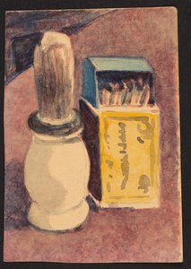 Scheerkwast en lucifers, ca. 1930 door Henry Silk