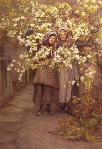 Appelbloesem door Henry Silkstone Hopwood