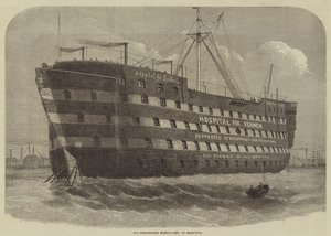 Het Dreadnought Hospitaalschip, in Greenwich