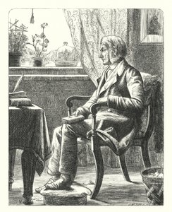 Een Vader die de Bijbel Leest door Henry Stacey (after) Marks