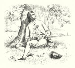 De atheïst en de eikel door Henry Stacey (after) Marks