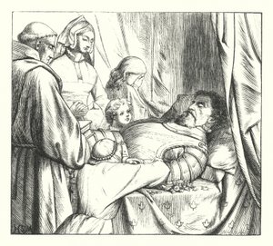De klaagzang van de beroemden door Henry Stacey (after) Marks