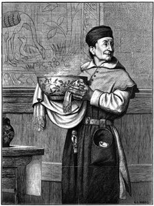 Het wassailkom brengen, 1874