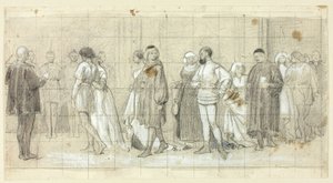 Figuren in processie