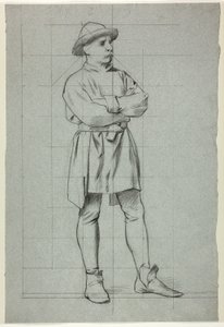 Man met gevouwen armen door Henry Stacy Marks