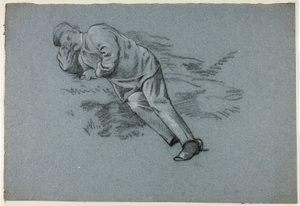 Slapende man door Henry Stacy Marks