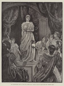 De Shakespeariaanse Show in de Royal Albert Hall, Tableau Vivant van Scène uit The Winter