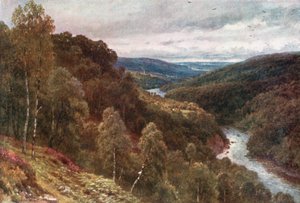 Strath Glass, Inverness-Shire (kleurenlitho)