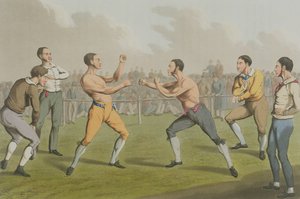 Een Prijsgevecht, geaquarelleerd door I. Clark, uitgegeven door Thomas McLean, 1820 door Henry Thomas Alken