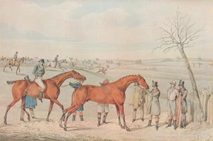 Een Steeplechase: De Winnaar, 1827 door Henry Thomas Alken