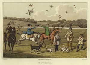 Valkenjacht door Henry Thomas Alken