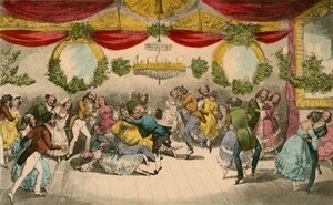 De heer Jorrocks maakt een faux pas op het bal van gravin de Jackson door Henry Thomas Alken