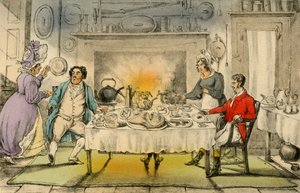 Mr Jorrockss Jachtontbijt: een vreselijke verrassing, 1838 door Henry Thomas Alken