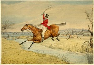 Over de Stroom door Henry Thomas Alken
