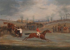 Scènes van een steeplechase: Bij de finish door Henry Thomas Alken