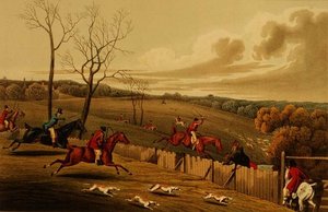 Hertenjacht, geaquarelleerd door I. Clark, uitgegeven door Thomas McLean door Henry Thomas Alken