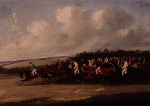 Start van de Derby door Henry Thomas Alken