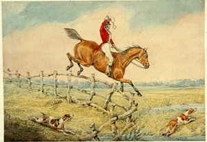 Een hek nemen door Henry Thomas Alken
