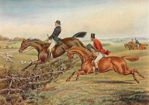 De geestelijke wijst de weg, ca. 1800, 1922 door Henry Thomas Alken
