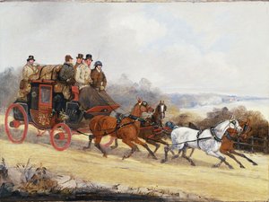 De Dover naar Londen koets: In de zomer door Henry Thomas Alken