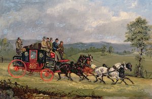 De Hull Mail op de Open Weg door Henry Thomas Alken