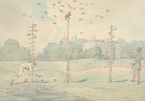 "De nationale sporten van Groot-Brittannië", 1821: Uilenjacht door Henry Thomas Alken