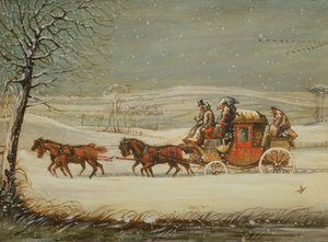 De Koninklijke Post in de Winter