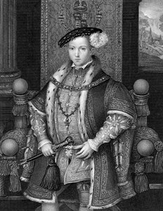 Edward VI, Koning van Engeland, 19e eeuw door Henry Thomas Ryall