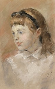 Hoofd van een Meisje, c.1920 door Henry Tonks