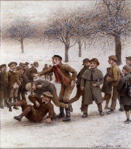 De IJsglijbaan door Henry Towneley Green