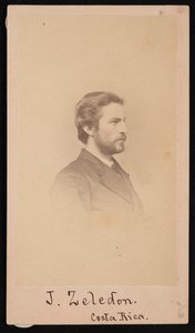 Portret van Jose Castulo Zeledon 1846-1923, 1868 door Henry Ulke