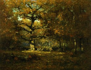 Connecticut Bossen door Henry Ward Ranger
