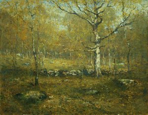 Lentebossen, ca. 1895-1900 door Henry Ward Ranger