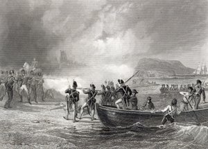 Poging van de Franse vloot om te landen bij Bantry Bay, Cork in 1796