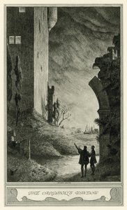 The Duchess Of Malfi door John Webster: Het raam van de kardinaal (litho) door Henry Weston Keen