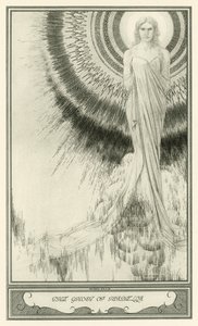 The White Devil door John Webster: De geest van Isabella (litho)