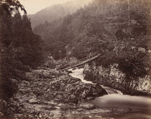 Mijnwerkersbrug, Wales,c. 1858 (foto)