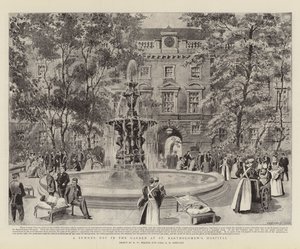 Een zomerdag in de tuin van St Bartholomew